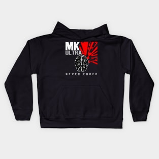 MKUltra Never Ended [clean] Kids Hoodie